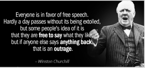 churchill free speech churchill free speech