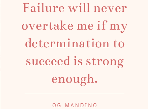 og mandino failure og mandino failure